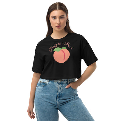 Pretty as a Peach / Loose Crop Top