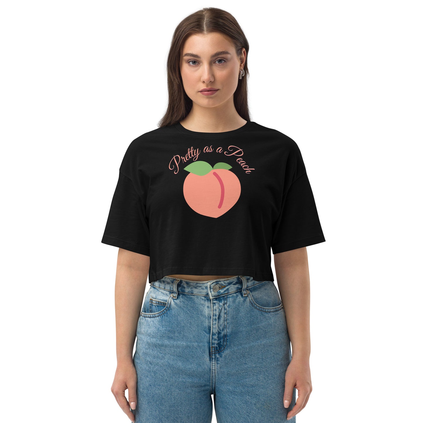 Pretty as a Peach / Loose Crop Top