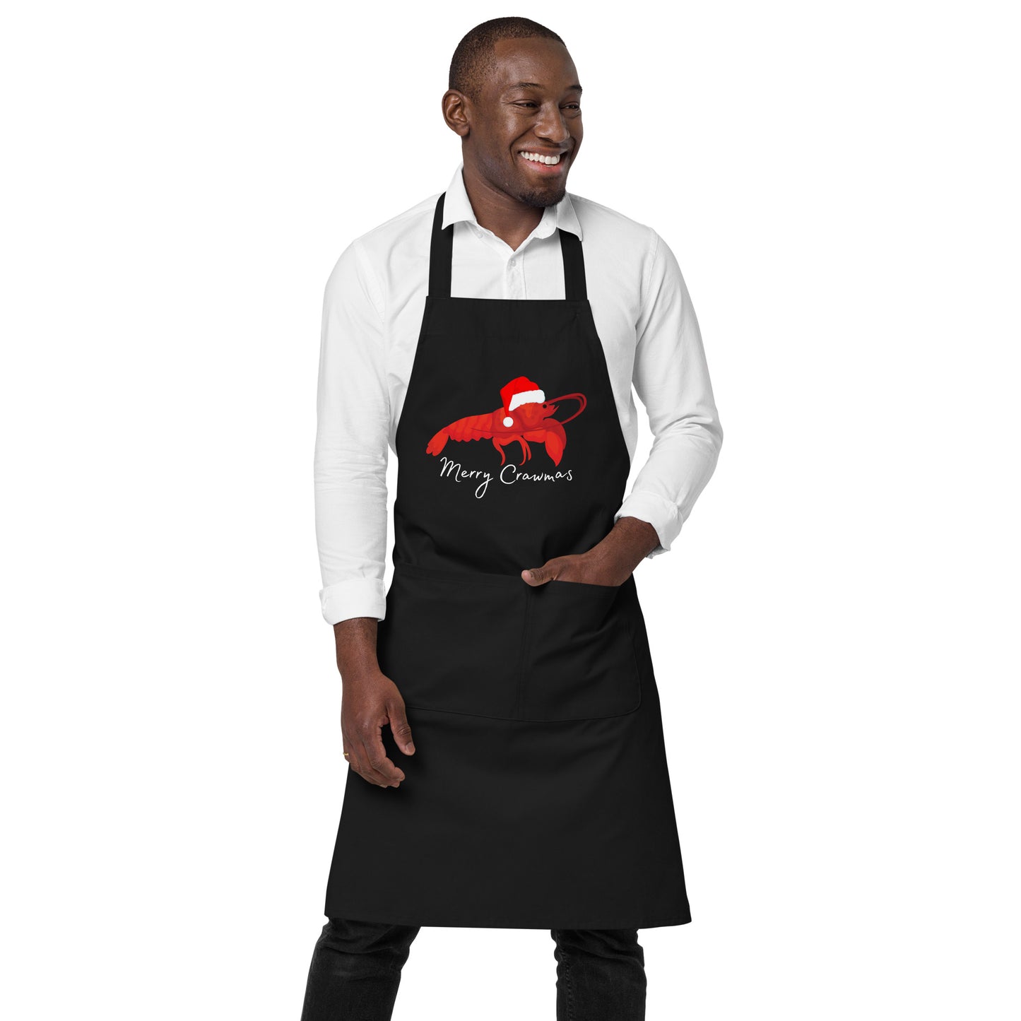 Merry Crawmas | Organic cotton apron