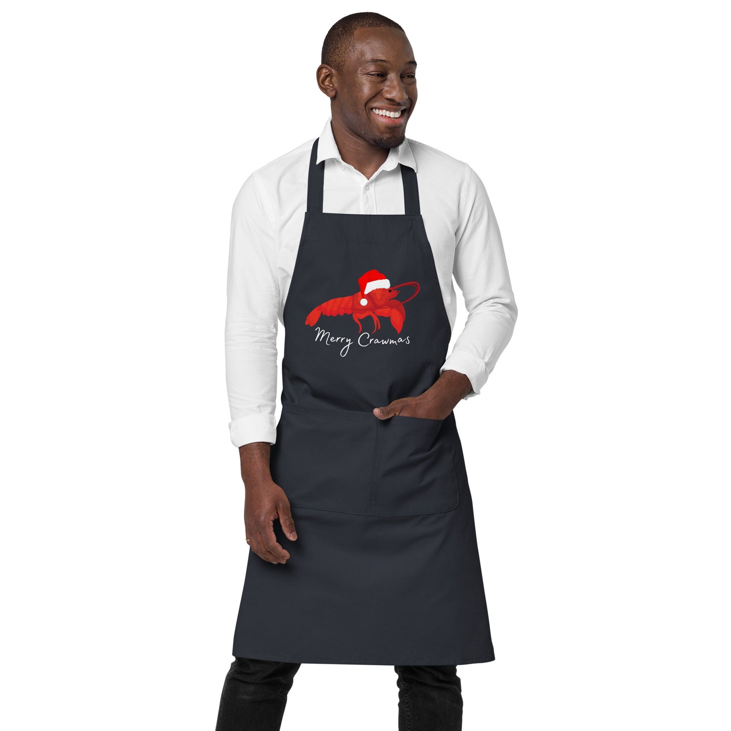 Merry Crawmas | Organic cotton apron