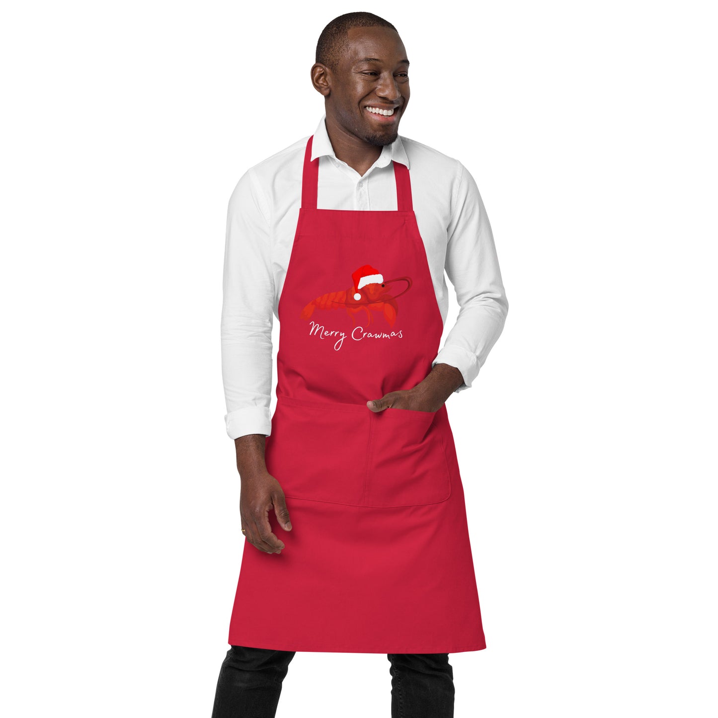 Merry Crawmas | Organic cotton apron