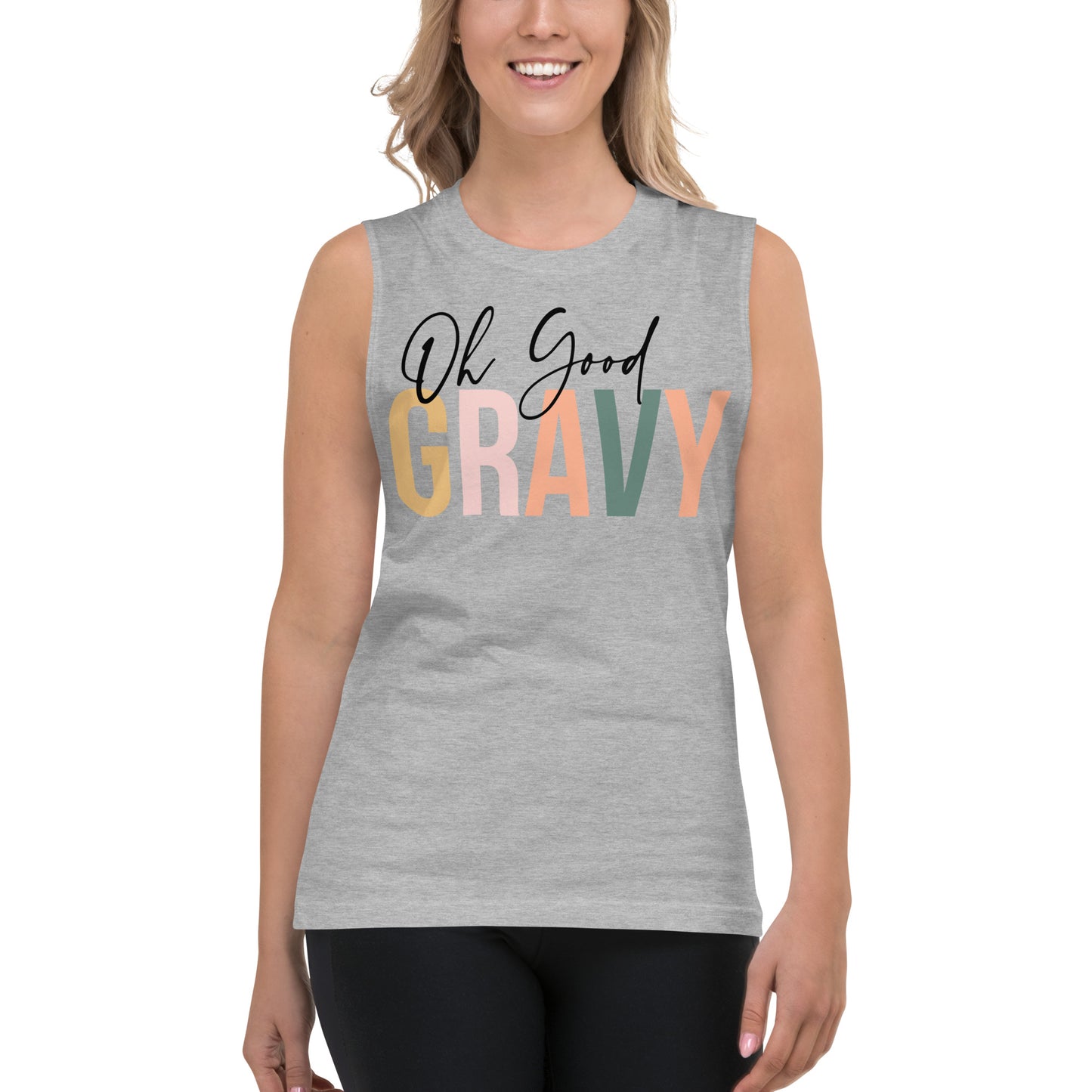 Oh Good Gravy / Unisex Muscle Shirt