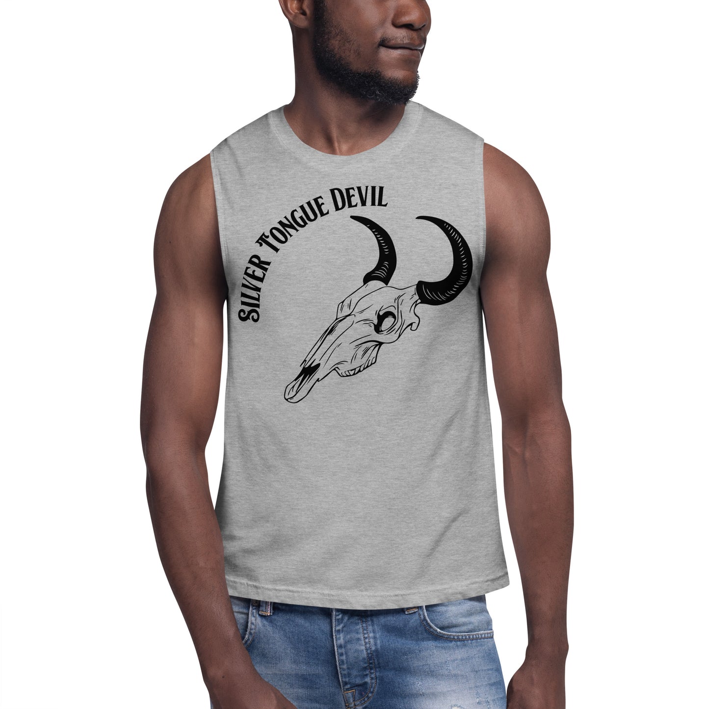 Silver Tongue Devil / Unisex Muscle Shirt