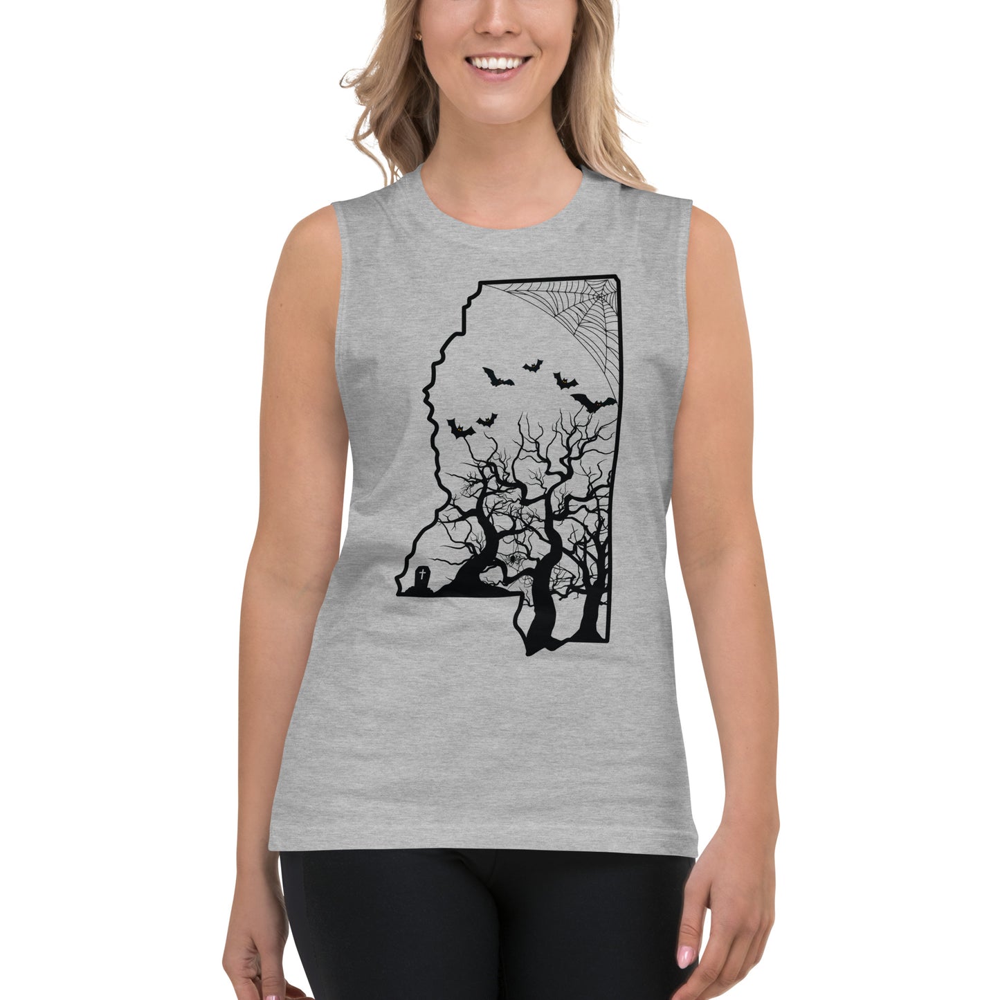 Halloween in Mississippi | Unisex Muscle Shirt