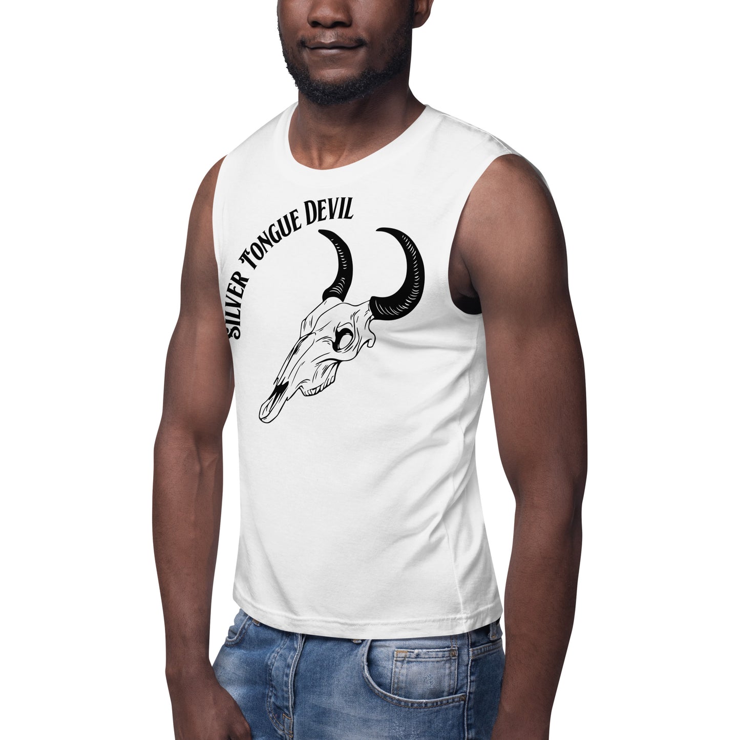 Silver Tongue Devil / Unisex Muscle Shirt