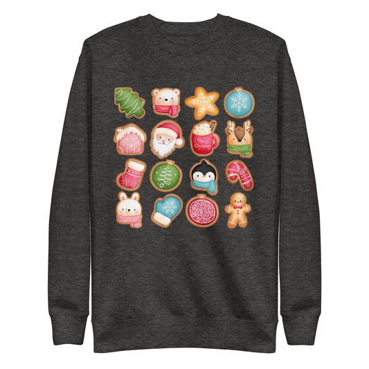 Cute Christmas Cookie | Unisex Premium Sweatshirt