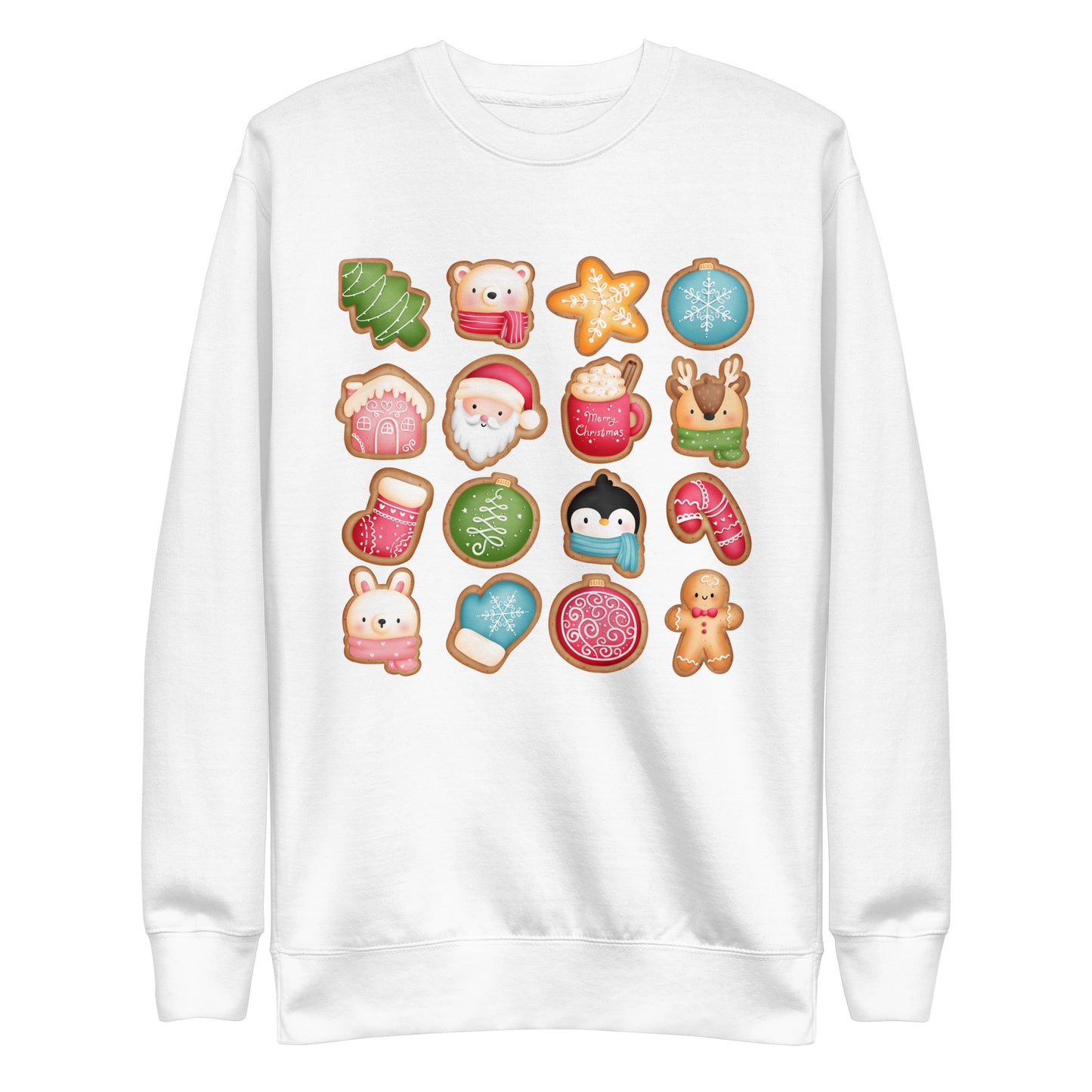 Cute Christmas Cookie | Unisex Premium Sweatshirt