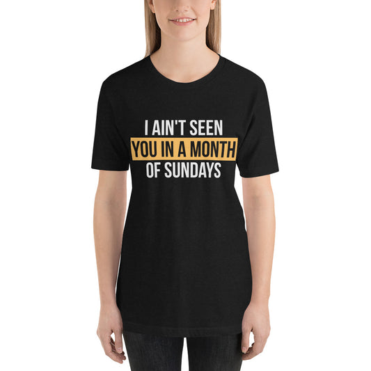 I Ain't Seen You in a Month of Sundays / T-Shirt