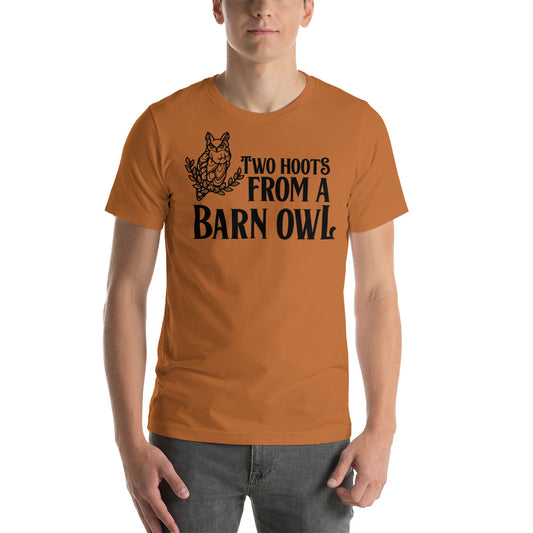 Two Hoots from a Barn Owl / T-Shirt