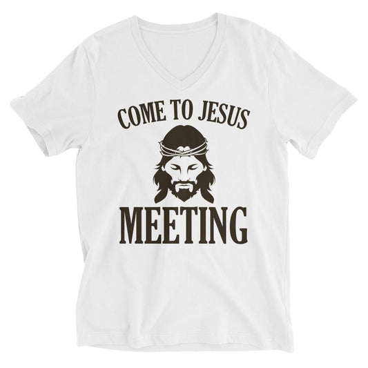 Come to Jesus Meeting / V-Neck T-Shirt