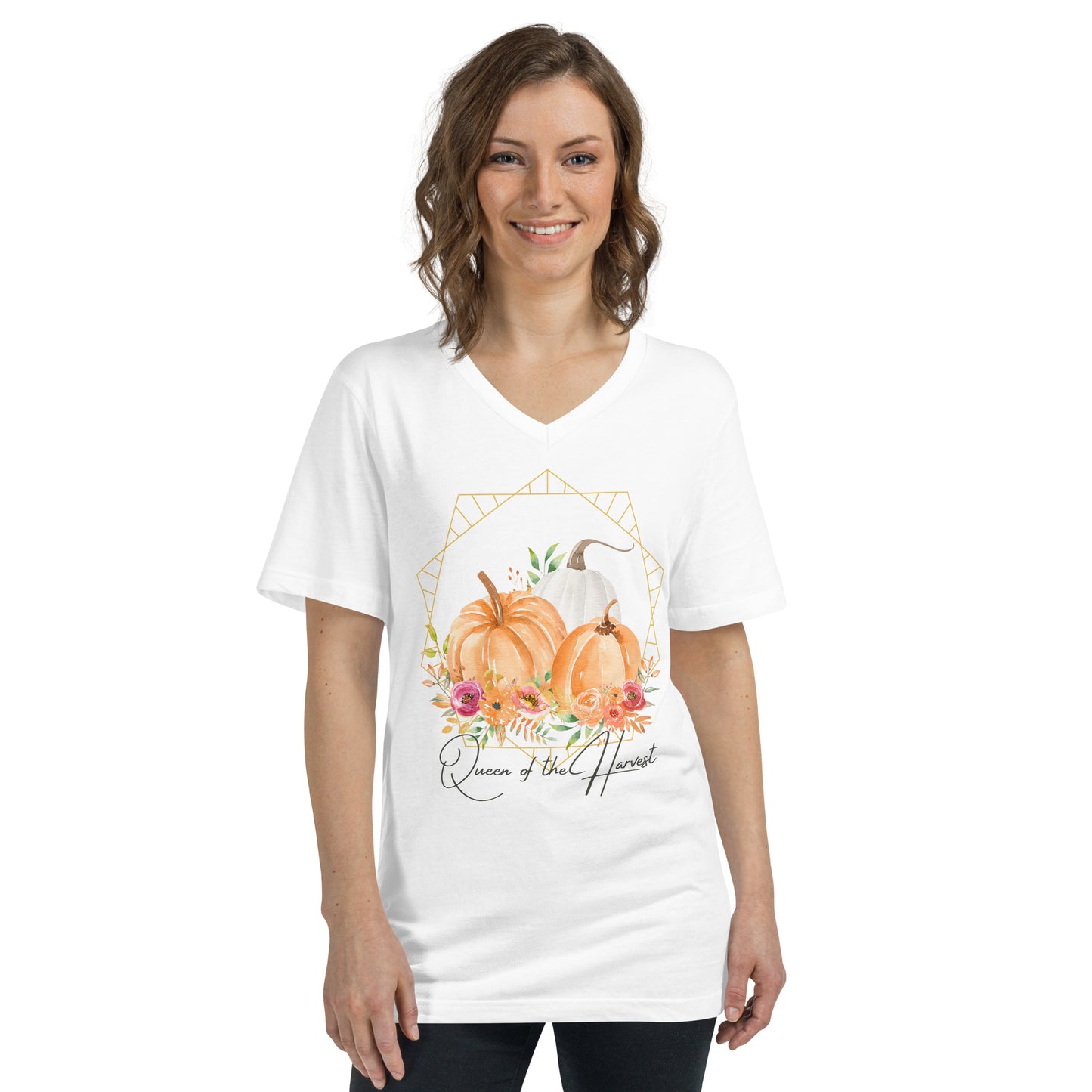 Queen of the Harvest | Unisex V-Neck T-Shirt