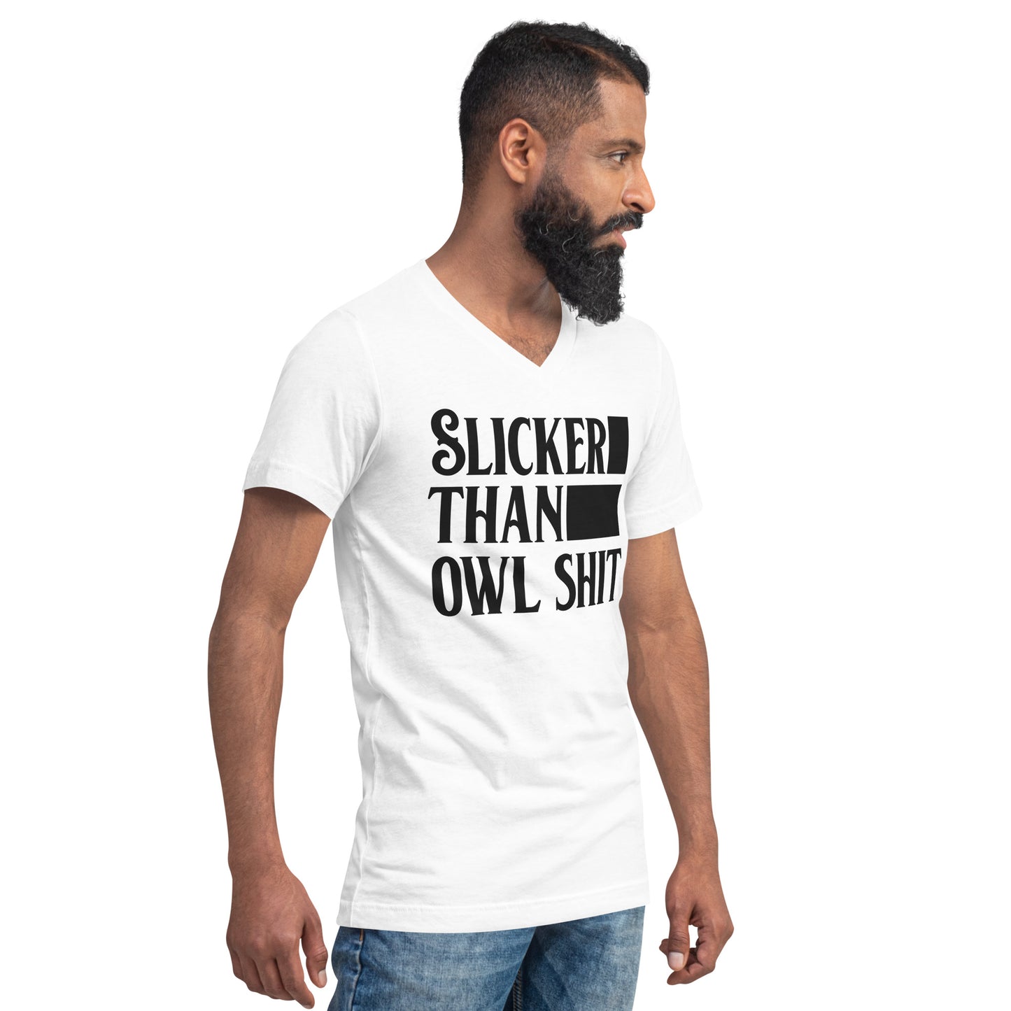 Slicker than Owl Shit / V-Neck T-Shirt