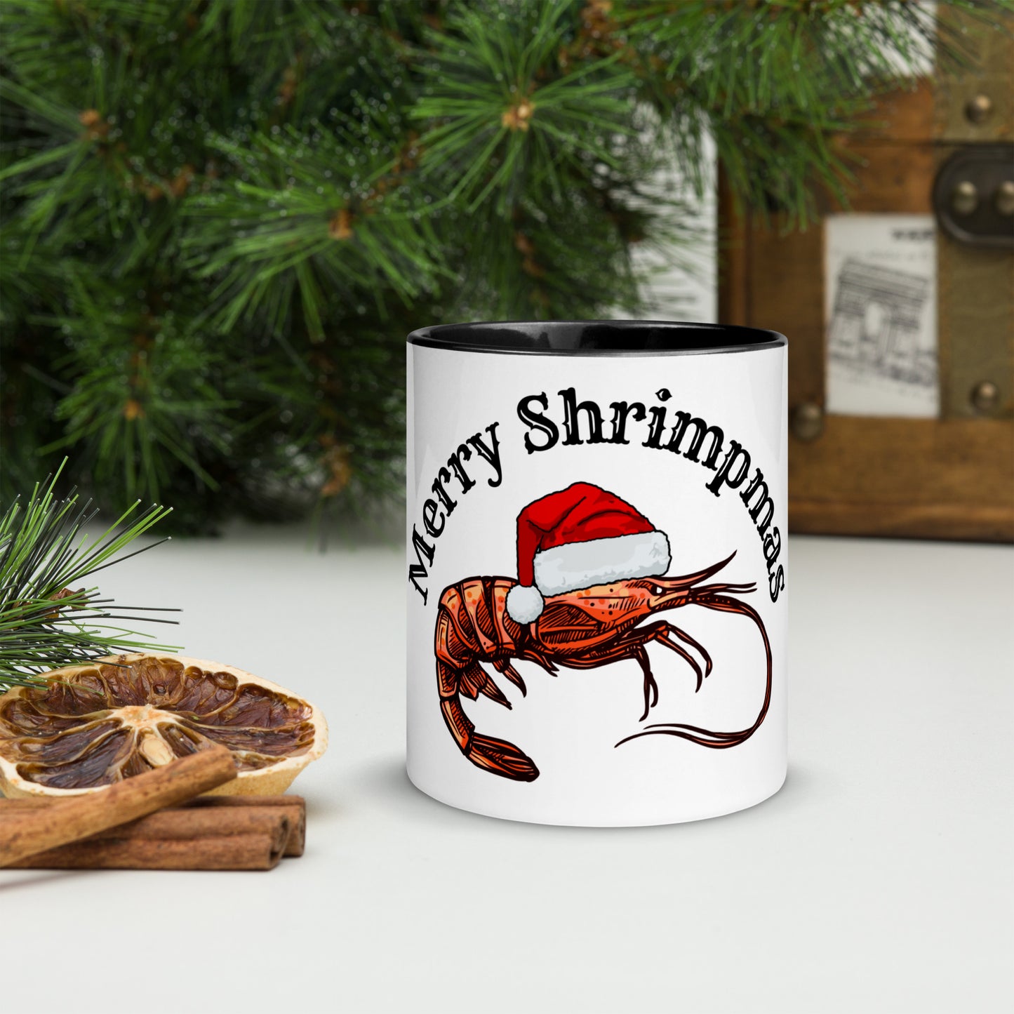 Merry Shrimpmas | Mug with Color Inside
