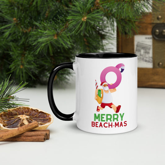 Merry Beach-mas | Mug with Color Inside