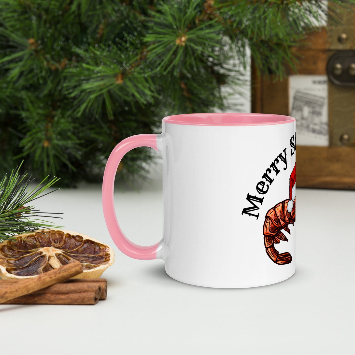 Merry Shrimpmas | Mug with Color Inside