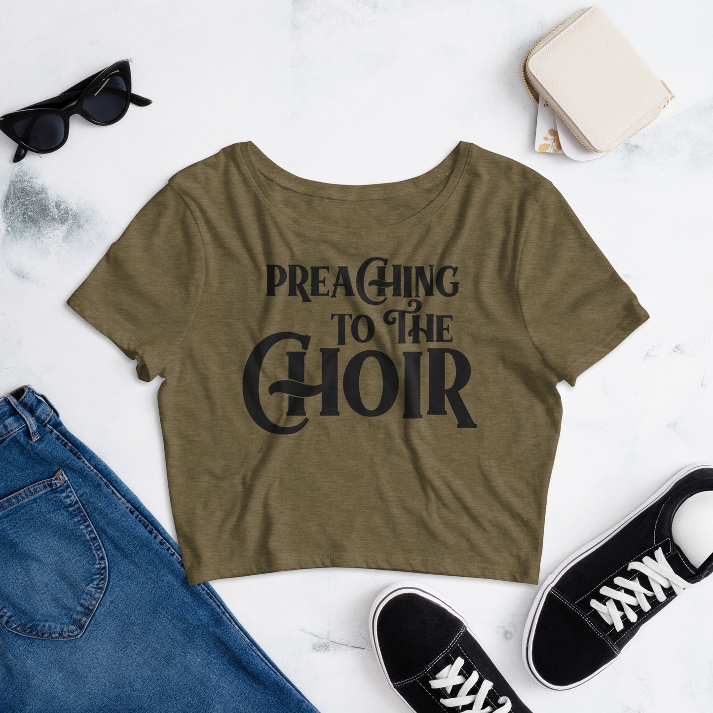 Preaching to the Choir / Crop Tee