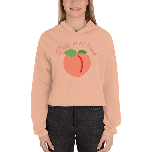 Pretty as a Peach / Crop Hoodie