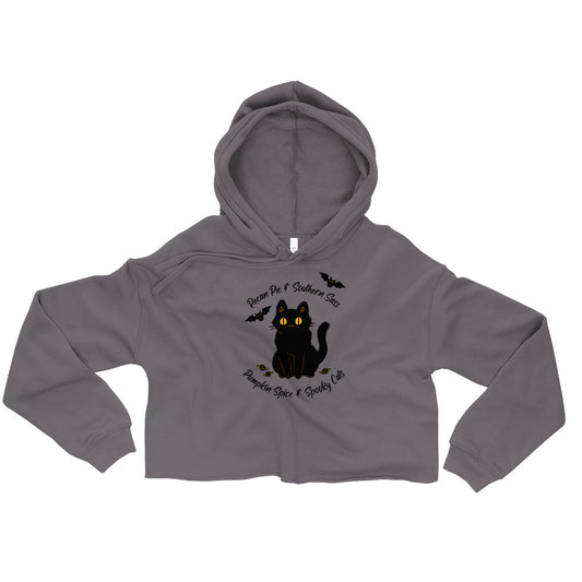 Spooky Cat | Crop Hoodie