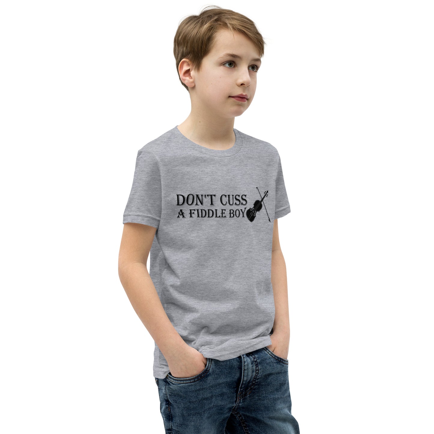 Don't Cuss a Fiddle Boy  / Kids T-Shirt