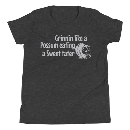 Grinning Like a Possum Eating a Sweet Tater / Kids T-Shirt