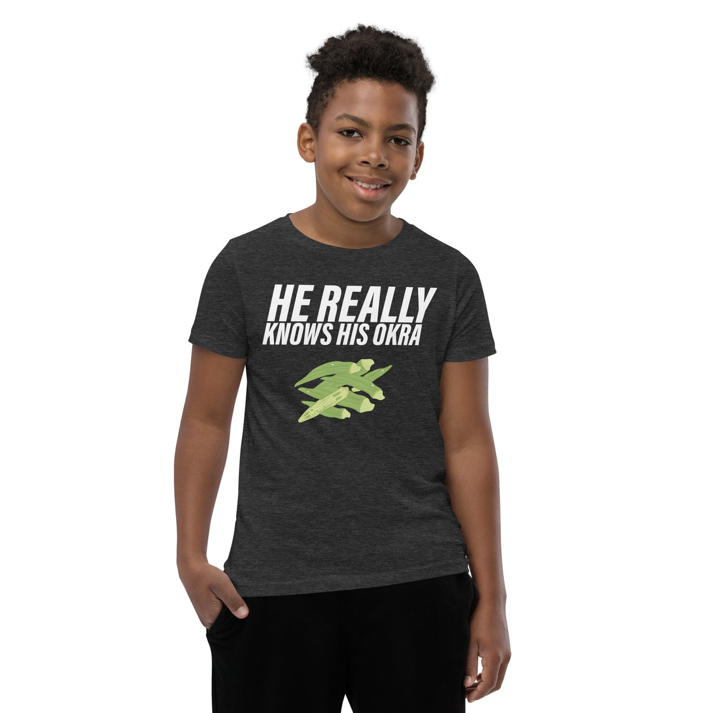 He Really Knows His Okra / Kids T-Shirt