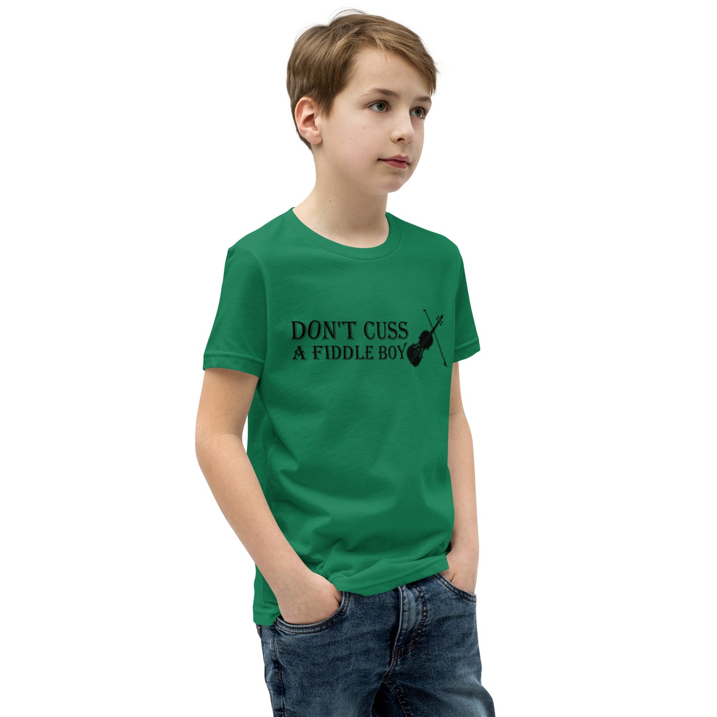 Don't Cuss a Fiddle Boy  / Kids T-Shirt