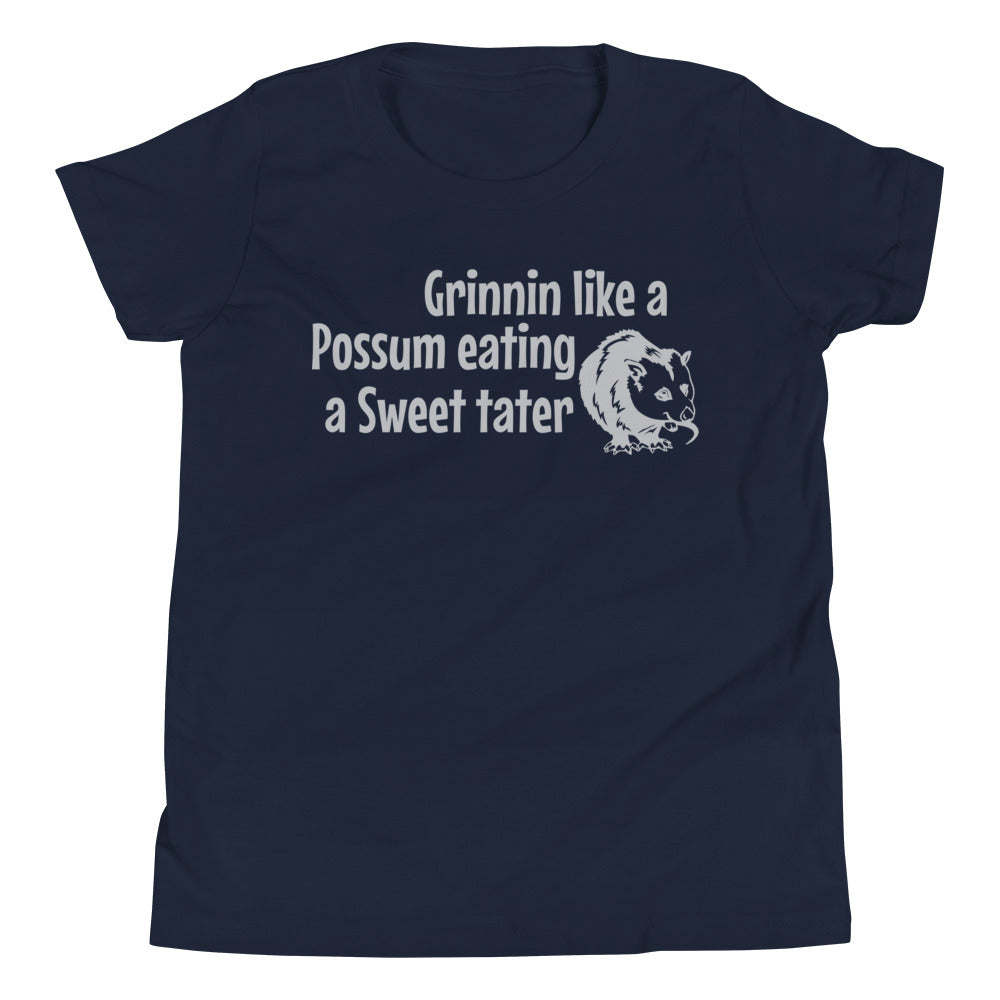 Grinning Like a Possum Eating a Sweet Tater / Kids T-Shirt