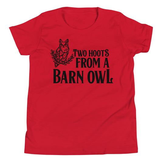 Two Hoots from a Barn Owl / Kids T-Shirt